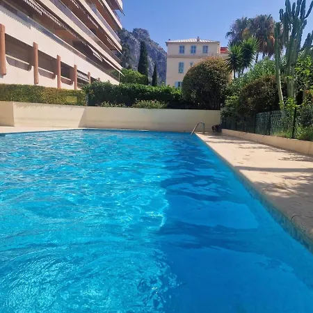 En Bord De Avec Piscine Menton